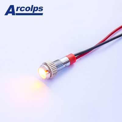 satın almak 6mm Kırmızı LED Gösterge Işığı Endüstriyel Kontrol Ekipmanları IP65 LED Pilot Lamba online manufacture