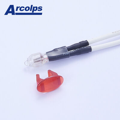 구입하다 UL 목록 10mm LED 표시등 110V 120V 200mm 와이어 리드를 가진 네온 신호등 UL 파일 E513209 파일럿등 online manufacture
